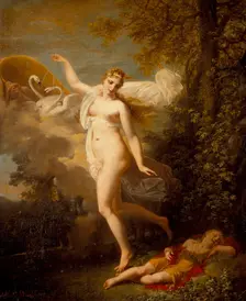 Venus and a Sleeping Cupid, c1810. Creator: Jean-Baptiste Mallet