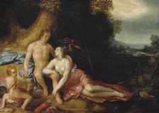 Venus and Adonis, 1603. Creator: Cornelis Cornelisz van Haarlem