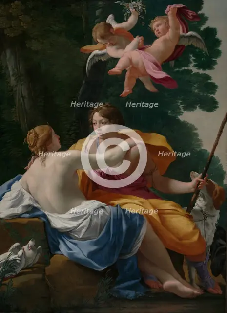 Venus and Adonis, about 1642. Creator: Simon Vouet.