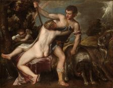 Venus and Adonis, c. 1540s/c. 1560-1565. Creators: Titian, Workshop of Titian