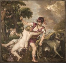 Venus and Adonis, c. 1560. Creator: Titian (1488-1576)