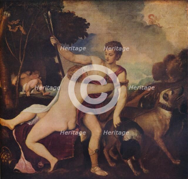 Venus and Adonis, c1545, (1937). Artist: Titian