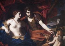 Venus and Adonis c1700-c1710. Artist: Carlo Cignani