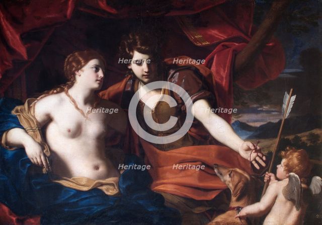 'Venus and Adonis', c1700-c1710. Artist: Carlo Cignani.