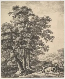 Venus and Adonis. Creator: Anthonie Waterloo