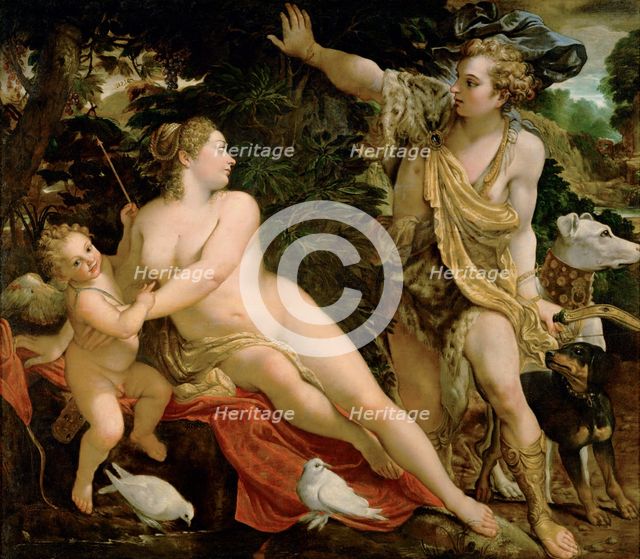 Venus and Adonis. Creator: Carracci, Annibale (1560-1609).