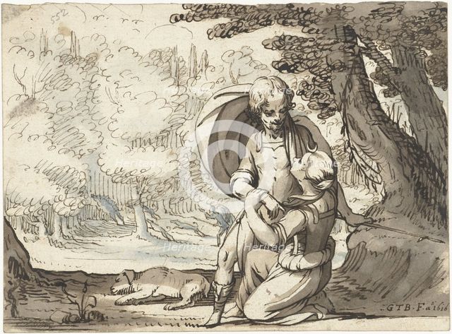 Venus and Adonis in conversation, 1616. Creator: Gerard ter Borch I.