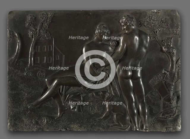 Venus and Adonis, mid-1700s. Creator: Georg Raphael Donner (Austrian, 1693-1741), follower of.
