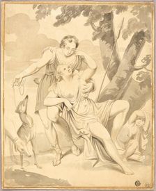 Venus and Adonis, n.d. Creator: Unknown