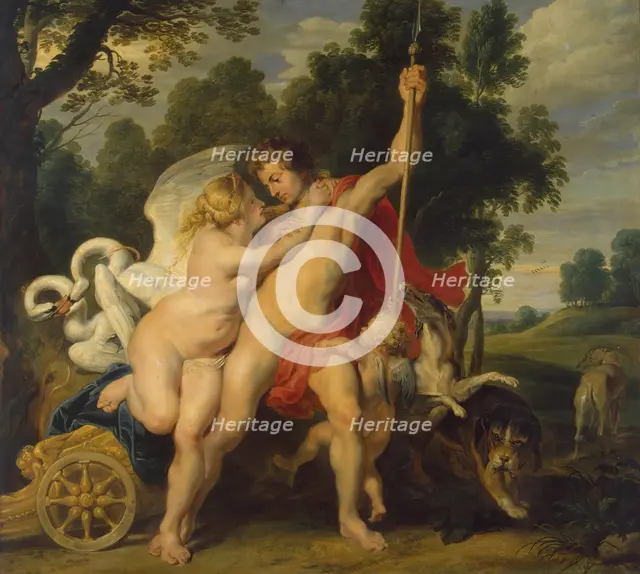 Venus and Adonis (Rubens, 1614), 1610. Creator: Peter Paul Rubens.
