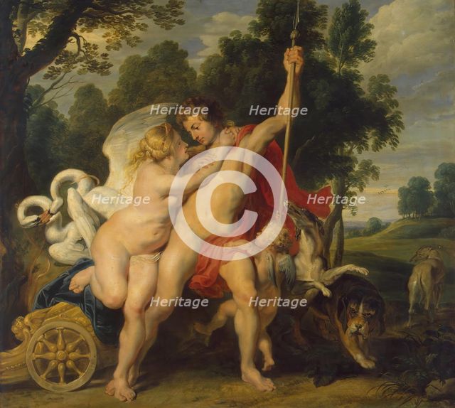 Venus and Adonis (Rubens, 1614), 1610. Creator: Peter Paul Rubens.