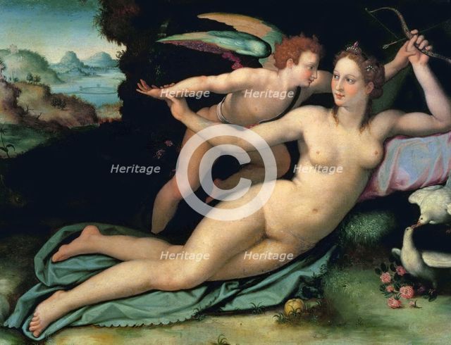 Venus and Amor.