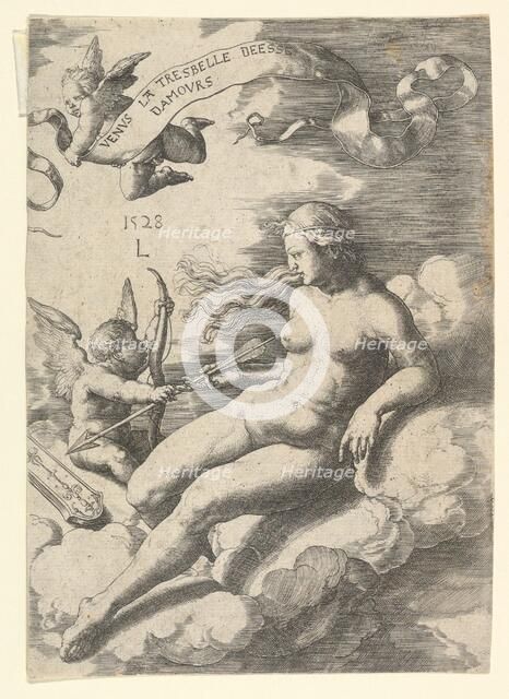 Venus and Cupid, 1528. Creator: Lucas van Leyden.