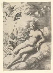 Venus and Cupid, 1528. Creator: Lucas van Leyden