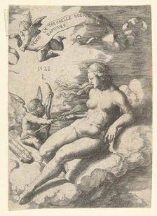 Venus and Cupid, 1528. Creator: Lucas van Leyden