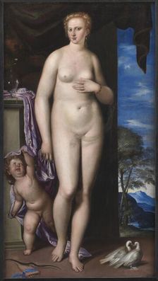Venus and Cupid, 1531-1578. Creator: Simone Peterzano