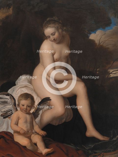 Venus and Cupid, 1628-1670. Creators: Jacob van Loo, Bartholomeus van der Helst.