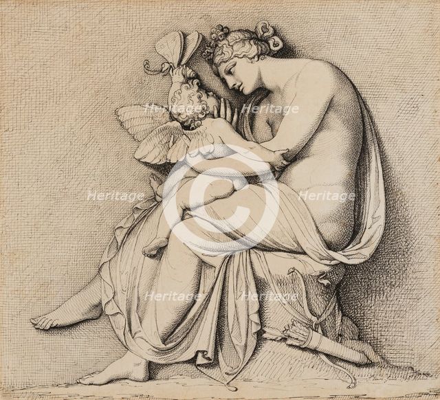 Venus and Cupid, 1789. Creator: John Deare.