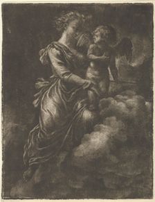 Venus and Cupid, 17th century. Creator: Allart van Everdingen