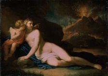Venus and Cupid, 1804. Artist: Tischbein, Johann Friedrich August (1750-1812)