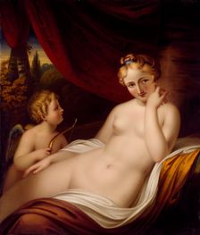 Venus and Cupid, 1811. Creator: Henry Bone