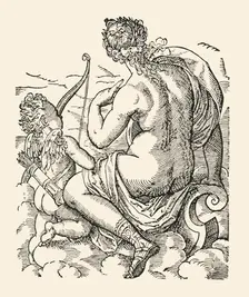 Venus and Cupid 1906. Creator: Jost Ammon