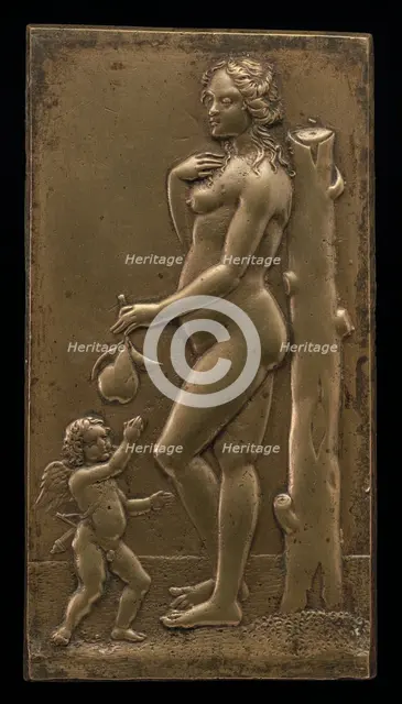 Venus and Cupid, mid 16th century. Creator: Unknown.
