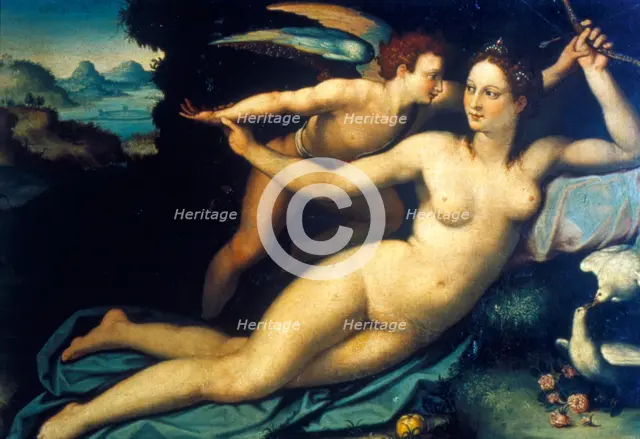 'Venus and Cupid', mid 16th century. Artist: Agnolo Bronzino