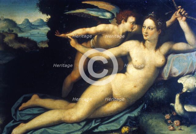 'Venus and Cupid', mid 16th century. Artist: Agnolo Bronzino