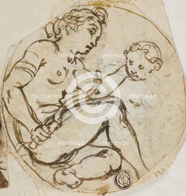 Venus and Cupid, n.d. Creator: Andrea Lilio.