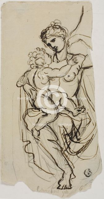 Venus and Cupid, n.d. Creator: Giovanni Battista Cipriani.