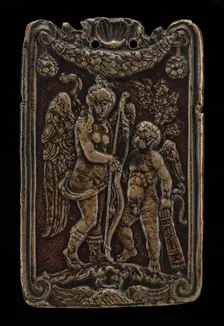 Venus and Cupid [obverse], late 15th century. Creator: Unknown