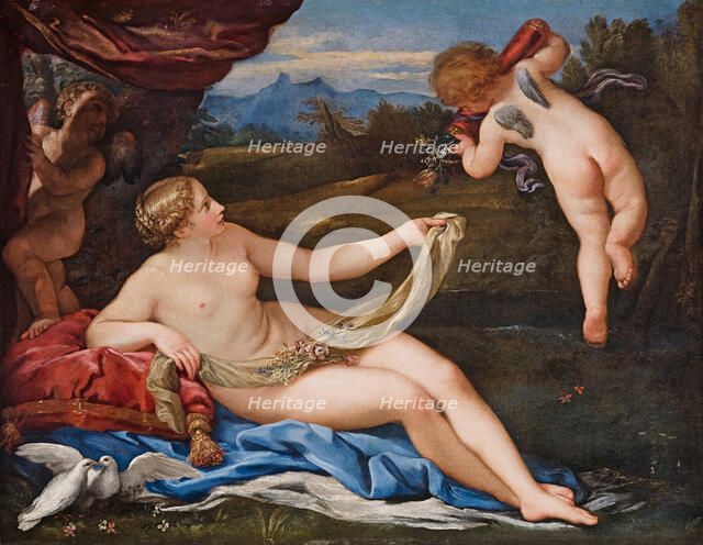 Venus and Cupid. Artist: Maratta, Carlo (1625-1713)