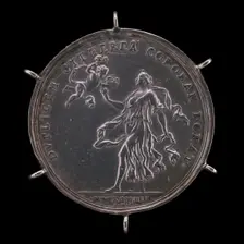 Venus and Cupid Bestowing Two Crowns [reverse], 1699. Creator: Philipp Heinrich Müller