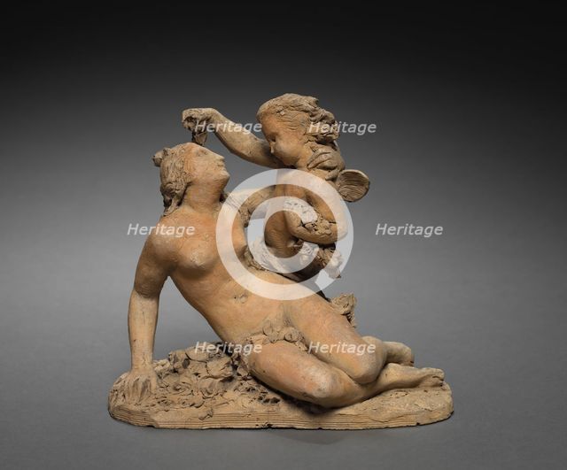 Venus and Cupid, c. 1840-1850. Creator: Jean-Jacques Feuchère (French, 1807-1852).