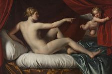 Venus and Cupid, c18th century. Creator: Unknown