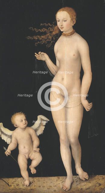 Venus and Cupid, early 16th century. Creator: Lucas Cranach the Elder.