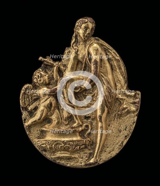Venus and Cupid, early 16th century. Creator: Unknown.