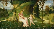 Venus and Cupid in a Landscape, c. 1505/1515. Creator: Anon