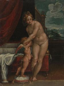 Venus and Cupid, probably end of 16th century. Creator: Unknown