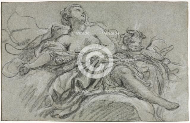 Venus and Cupid, second or third quarter 18th century. Creator: François Boucher (French, 1703-1770).