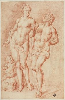 Venus and Paris, 1666-1712. Creator: Pietro Dandini
