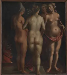 Venus and the Three Graces, 1497-1596. Creator: Copy after Albrecht Dürer (1471-1528).