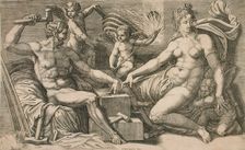 Venus and Vulcan at the Forge, mid-1550s. Creator: Giorgio Ghisi