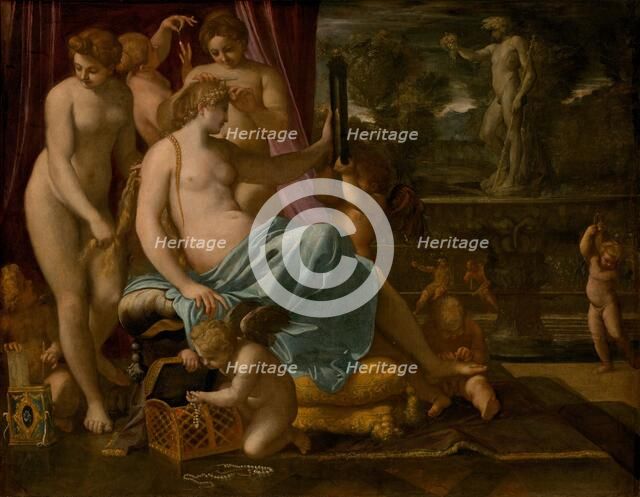 Venus Adorned by the Graces, 1590/1595. Creator: Annibale Carracci.