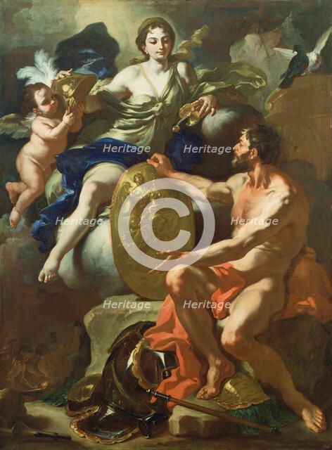 Venus at the Forge of Vulcan, 1704. Creator: Francesco Solimena.