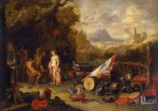 Venus at the Forge of Vulcan (Allegory of the Fire), 1662. Creator: Jan van Kessel