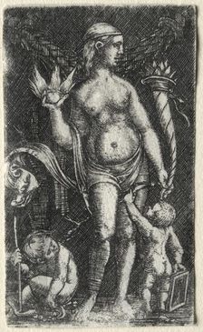 Venus between two cupids, 1520. Creator: Albrecht Altdorfer (German, c. 1480-1538)