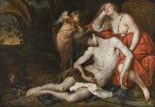 Venus Bewailing the Death of Adonis, mid-17th century. Creator: Workshop of Thomas Willeboirts Bosschaert