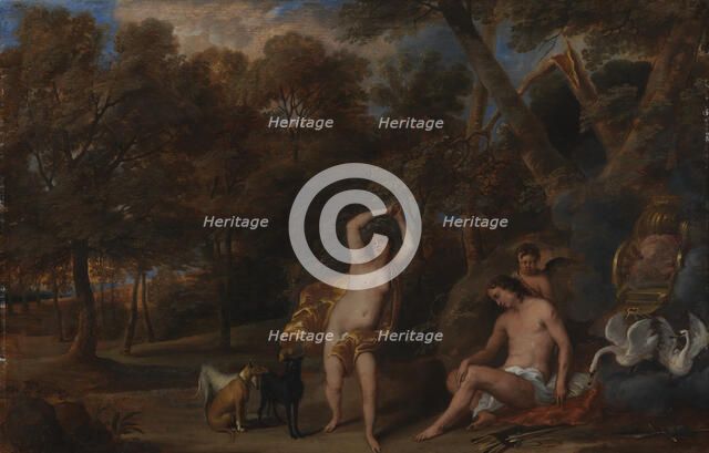 Venus Bewailing the Slain Adonis, 1650-1659. Creator: Frans Wouters.